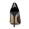 Aachcol Women's Patent Leather Pointed Toe Stilettos | Elegant High Heel Dress Shoes