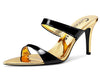 Aachcol Womens Mid-Heels Slingback Sandals Sexy Strap Pointy Toe Slip-on Sandal 8CM Heels