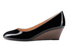 Aachcol Womens Wedge Heels Pumps Comfort Slip-on Round-Toe Basic Pump 2Inch Mid-Heel