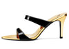 Aachcol Womens Mid-Heels Slingback Sandals Sexy Strap Pointy Toe Slip-on Sandal 8CM Heels