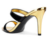 Aachcol Womens Mid-Heels Slingback Sandals Sexy Strap Pointy Toe Slip-on Sandal 8CM Heels