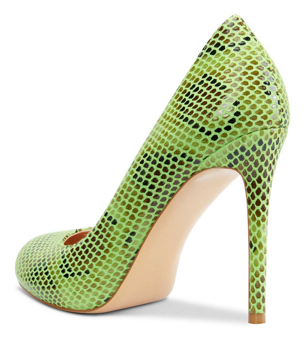 Aachcol Womens Round Toe High Heels Pumps Slip On Stilettos 10CM Heel Bling Suede