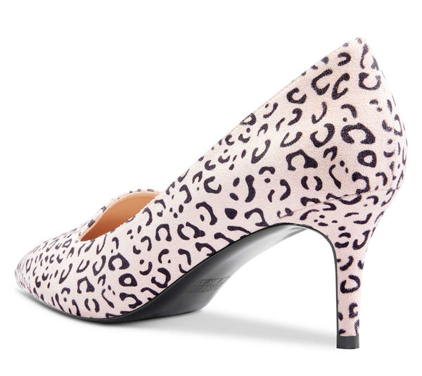 Aachcol Womens Stiletto Mid Heels Office Pumps Pointed Toe Slip-on 6CM Bling Suede
