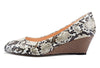 Aachcol Womens Wedge Heels Pumps Comfort Slip-on Round-Toe Basic Pump 2Inch Mid-Heel