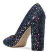 Aachcol Womens High Heels Round Toe Pumps Slip-on 10CM Chunky Block Heel Office