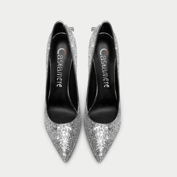 Aachcol Women Stiletto High Heel Close Pointed Toe Slip-on Pumps Bow-Knot Wedding Party Sexy Dress Classic Shoes