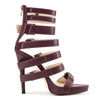 Aachcol Women's Multi Strap Buckle High Heel Sandals | Strappy Stiletto Heels