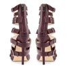 Aachcol Women's Multi Strap Buckle High Heel Sandals | Strappy Stiletto Heels