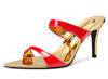 Aachcol Womens Mid-Heels Slingback Sandals Sexy Strap Pointy Toe Slip-on Sandal 8CM Heels