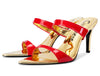 Aachcol Womens Mid-Heels Slingback Sandals Sexy Strap Pointy Toe Slip-on Sandal 8CM Heels