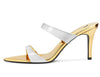 Aachcol Womens Mid-Heels Slingback Sandals Sexy Strap Pointy Toe Slip-on Sandal 8CM Heels