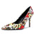 Aachcol Womens Pumps Pointed Toe Slip On Stiletto High Heel Patent Dress Shoes Office Multicolor 3.5 Inch