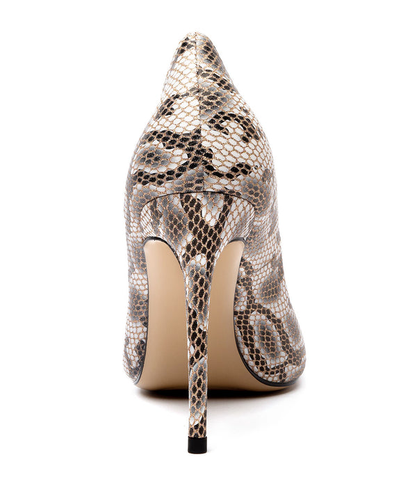 CASTAMERE Womens Basic High Heels Pumps Slip On Pointy Toe Stilettos 10CM Heel