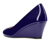 Aachcol Women's Mid-Heel Pumps Closed Round Toe Wedge Comfort Dress Pump Office 2Inch Heels Wedges Shoes
